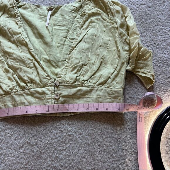 Free People Crop Peasant Top - Picture 6 of 6